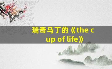 瑞奇马丁的《the cup of life》